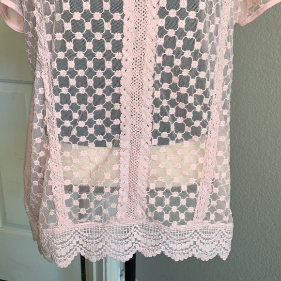 Fiercely Sweet See Through Top. 1X - Picture 3 of 6